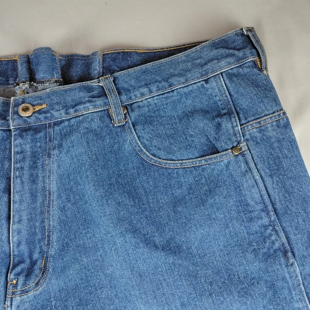 Vintage Y2K Phat Farm Jeans Men's 44x32 Denim Baggy Hip Hop Streetwear Logo EUC